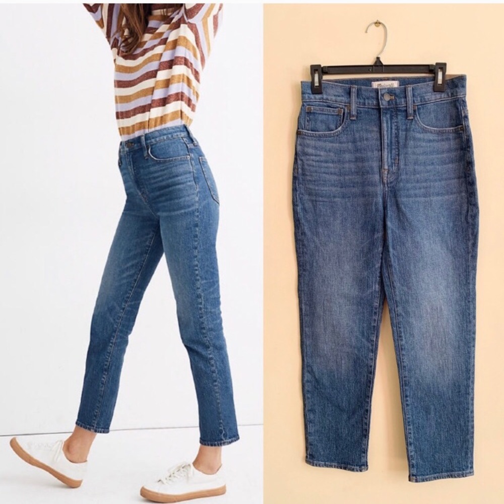 Madewell Classic Straight Jean in Coldbrook Wash